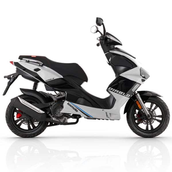 Diablo 125 E5 Scooter Blue Grey 2