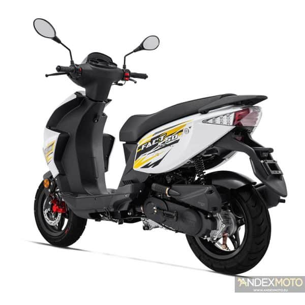 Fact 50 E5 Scooter White 2