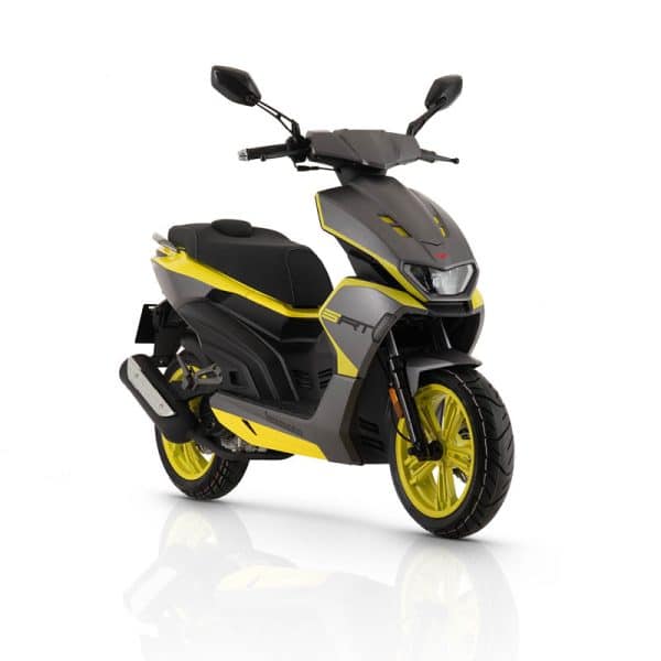 Srt 125 E5 Scooter Grey Yellow 3