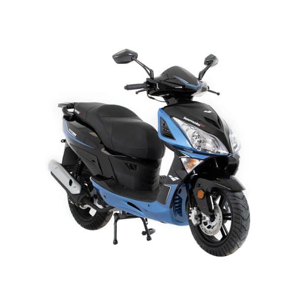 Titan 125 E5 Scooter Black Blue 5