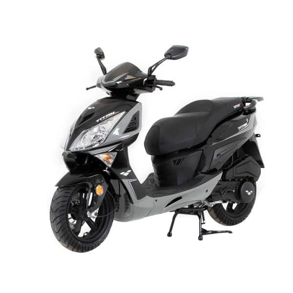 Titan 125 E5 Scooter Black Grey 3