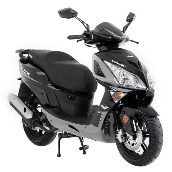 Titan 125 E5 Scooter Black Grey 5