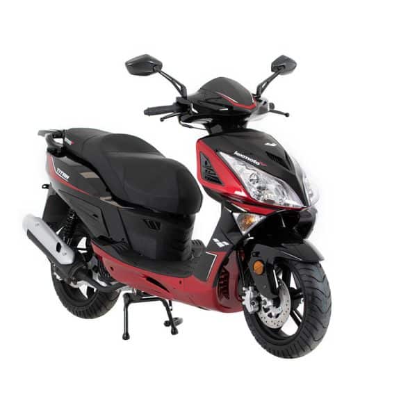 Titan 125 E5 Scooter Black Red 2