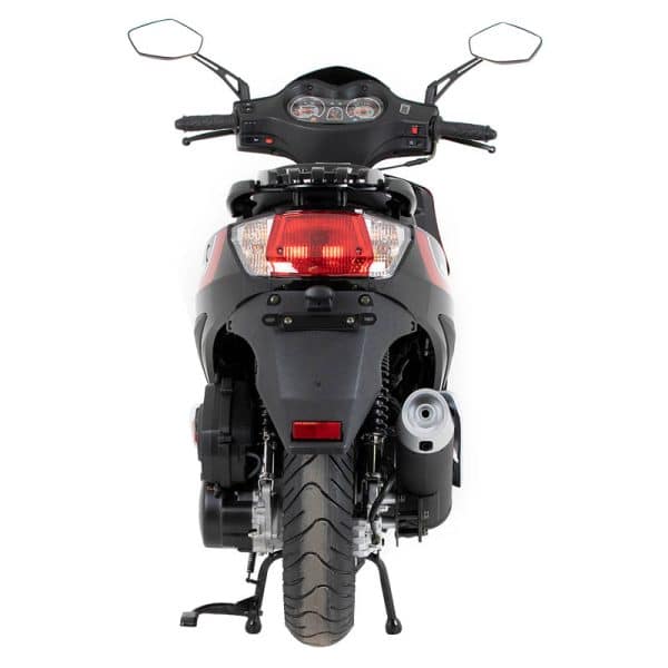 Titan 125 E5 Scooter Black Red 8